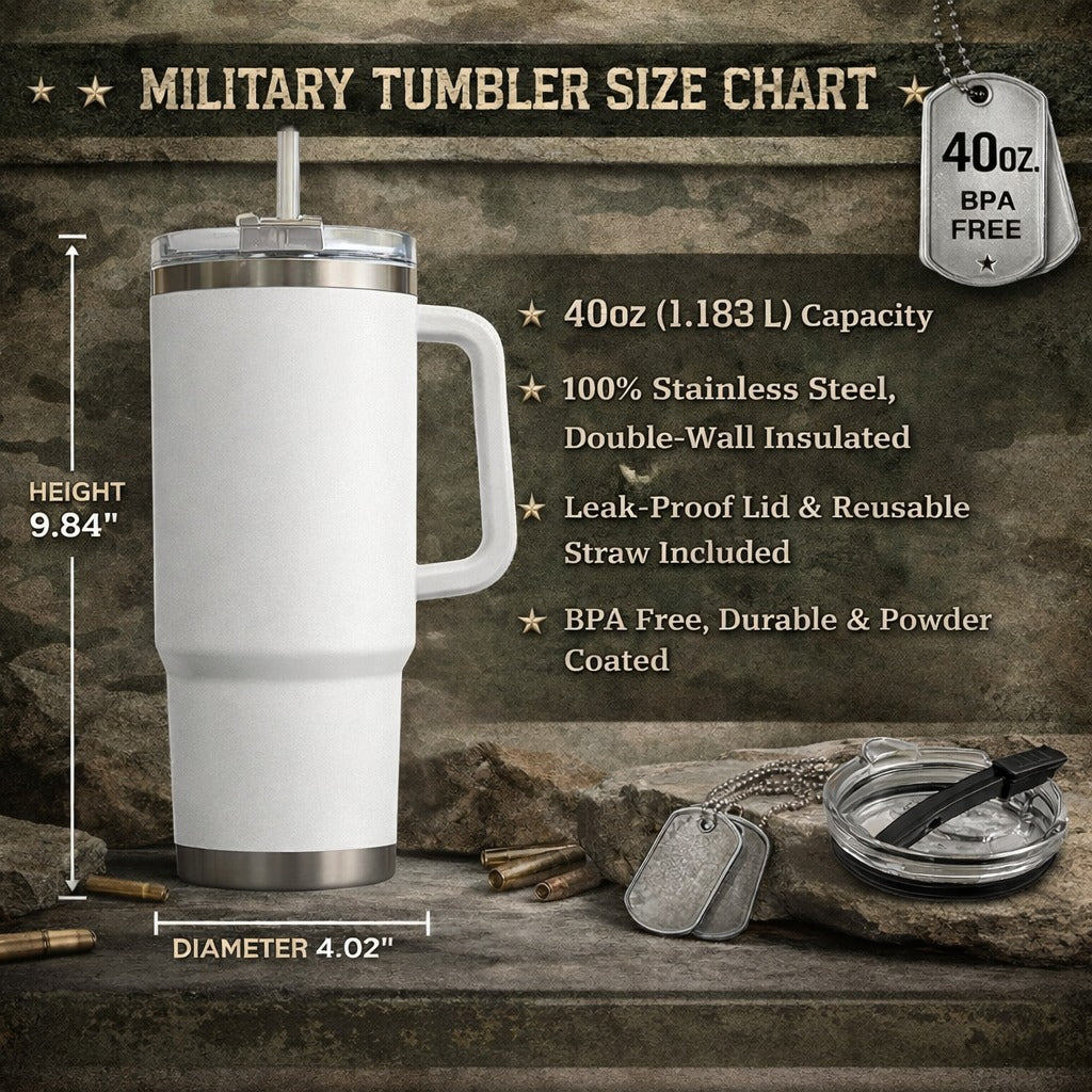 US Coast Guard – Tumbler 40oz - No One Gets Left Behind