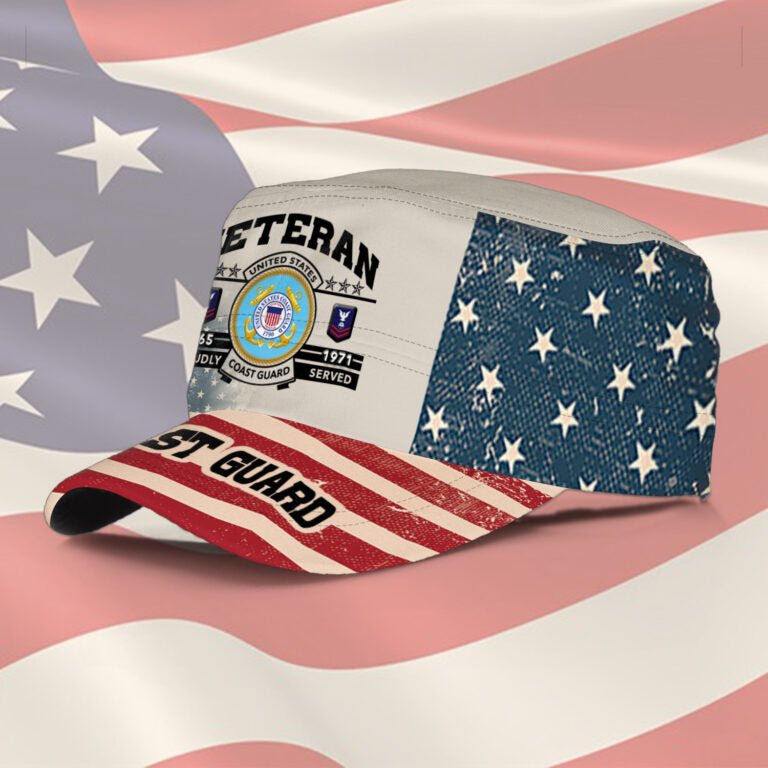 Personalized US Veteran Cap - Military Cap - Service Before Self
