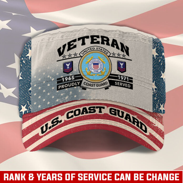 Personalized US Veteran Cap - Military Cap - Service Before Self