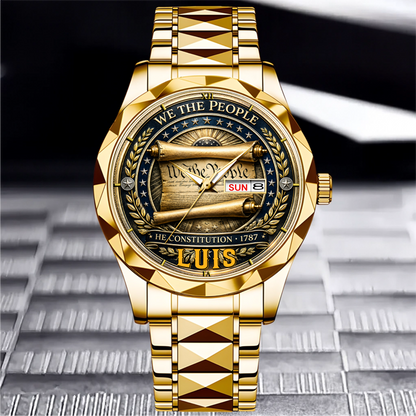 LUIS - TC01WT008 - Constitution & Liberty Customized America 250th Anniversary Watch