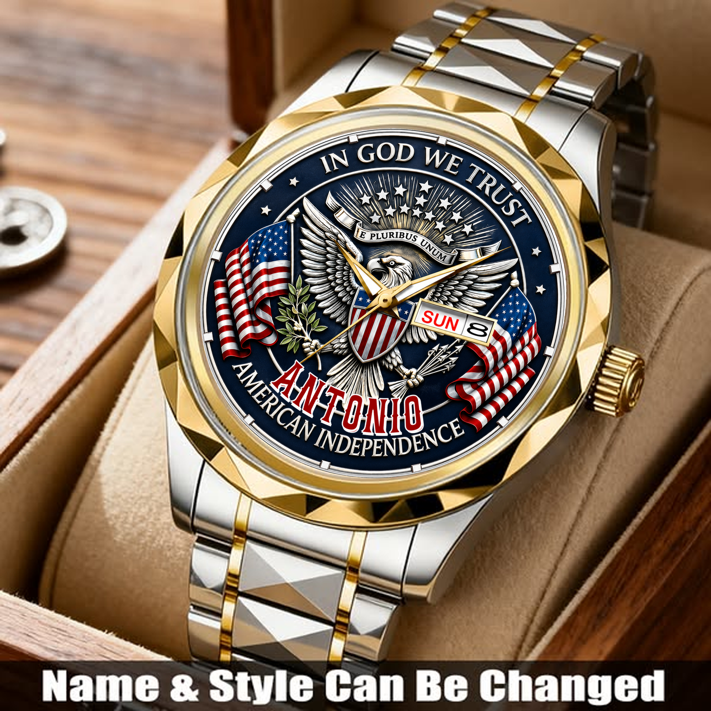 ANTONIO - TC01WT007 - Customized USA 250th Anniversary Capitol Watch
