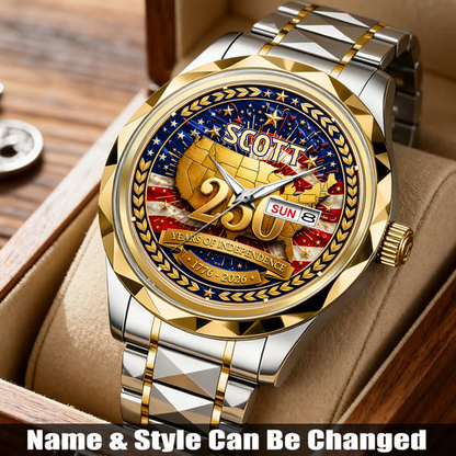 SCOTT - TC01WT010 - Customized 250th Anniversary USA Watch