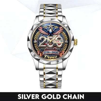 PEREZ - TC01WT006 - Constitution & Liberty Customized America 250th Anniversary Watch