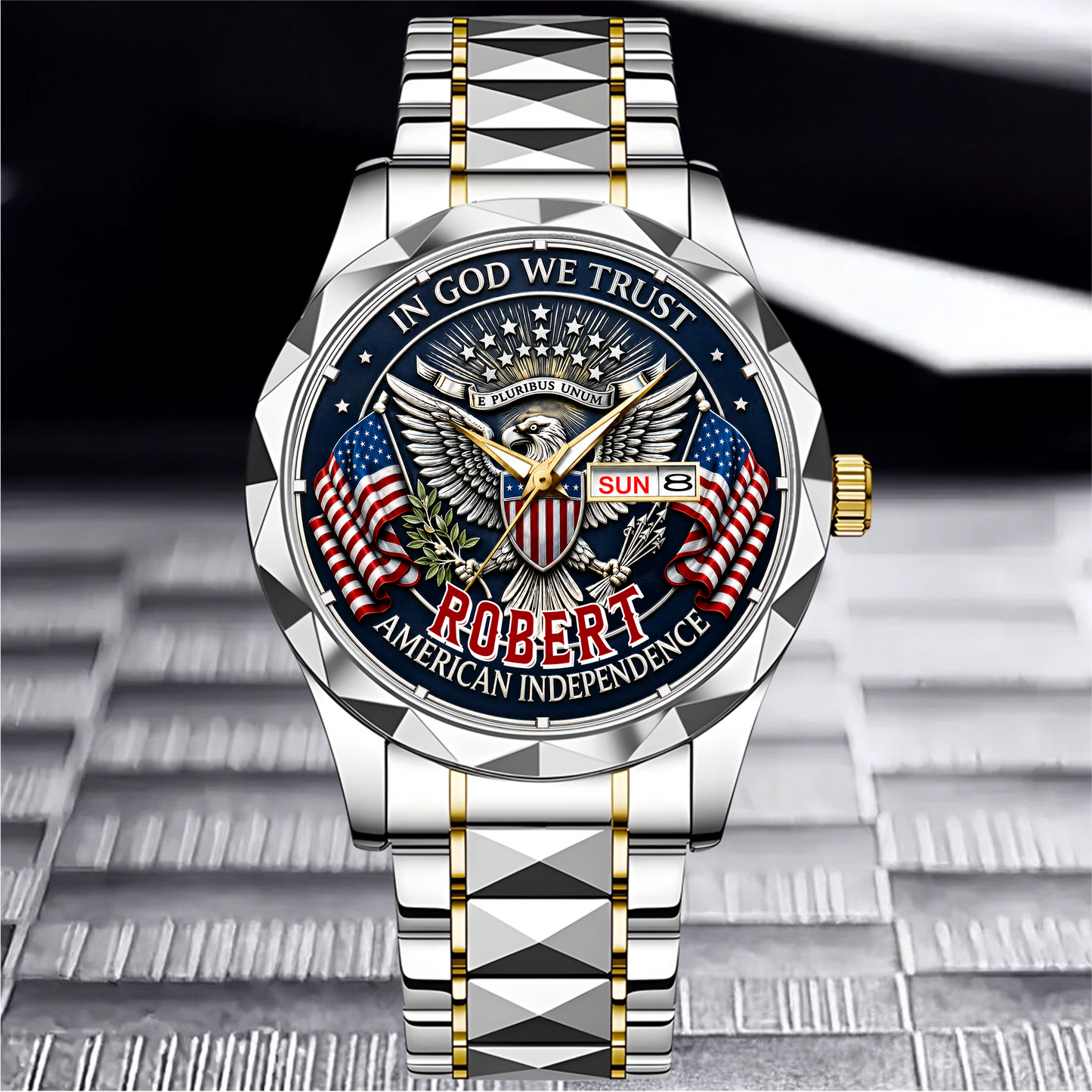 ROBERT - TC01WT007 - Customized USA 250th Anniversary Capitol Watch