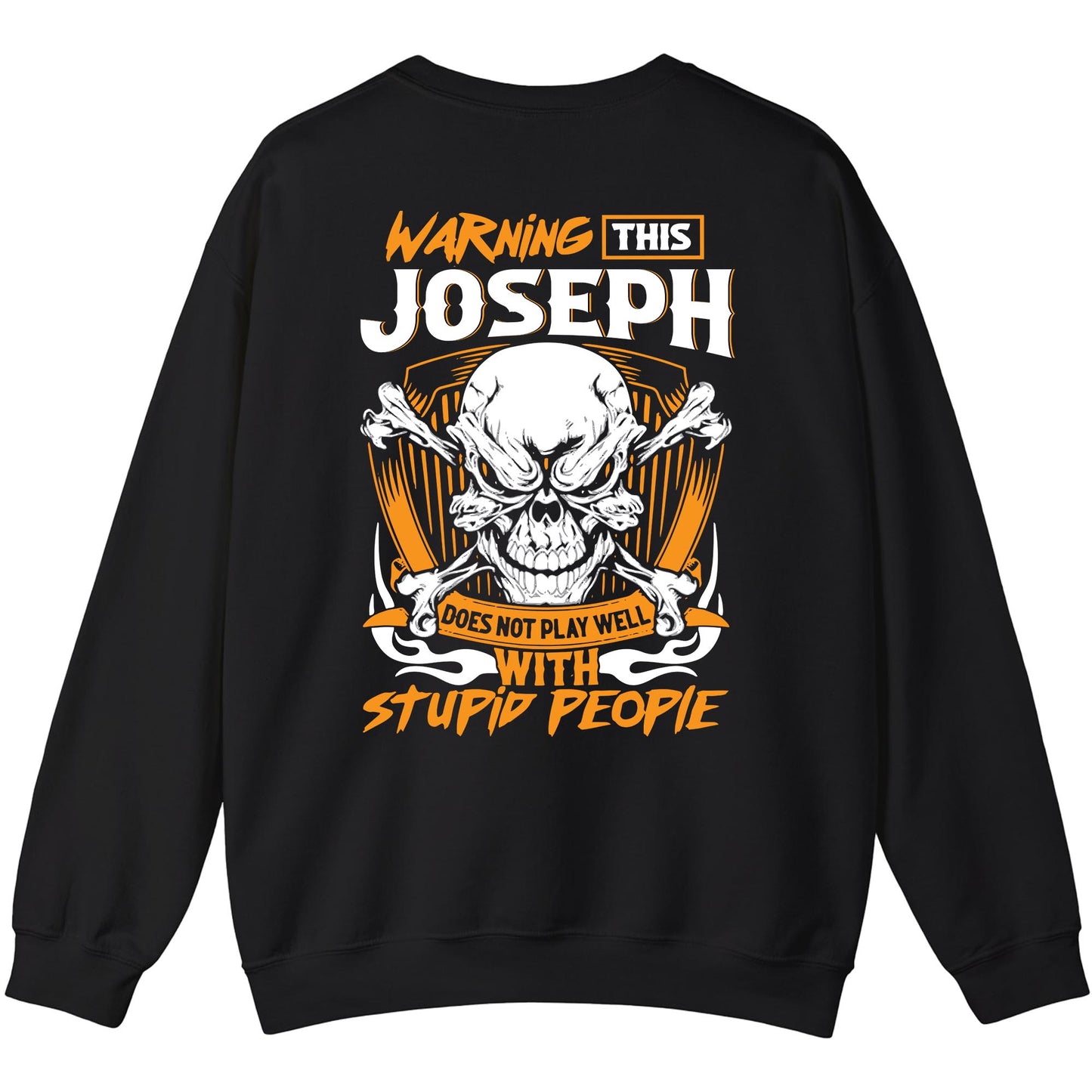 JOSEPH - TC01TS003 - Warning This JOSEPH Does Not Play Well With Stupid People - Personalized Shirt, Premium Gift for Anniversary