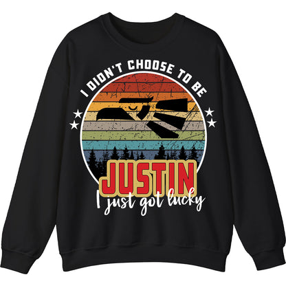JUSTIN - I Didnt Choose To Be, I Just Got Lucky