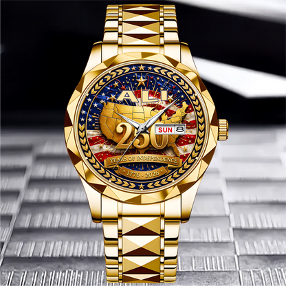 ALI - TC01WT010 - Customized 250th Anniversary USA Watch