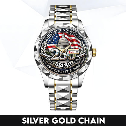 BRIAN - TC01WT005 - Customized USA 250th Anniversary Capitol Watch