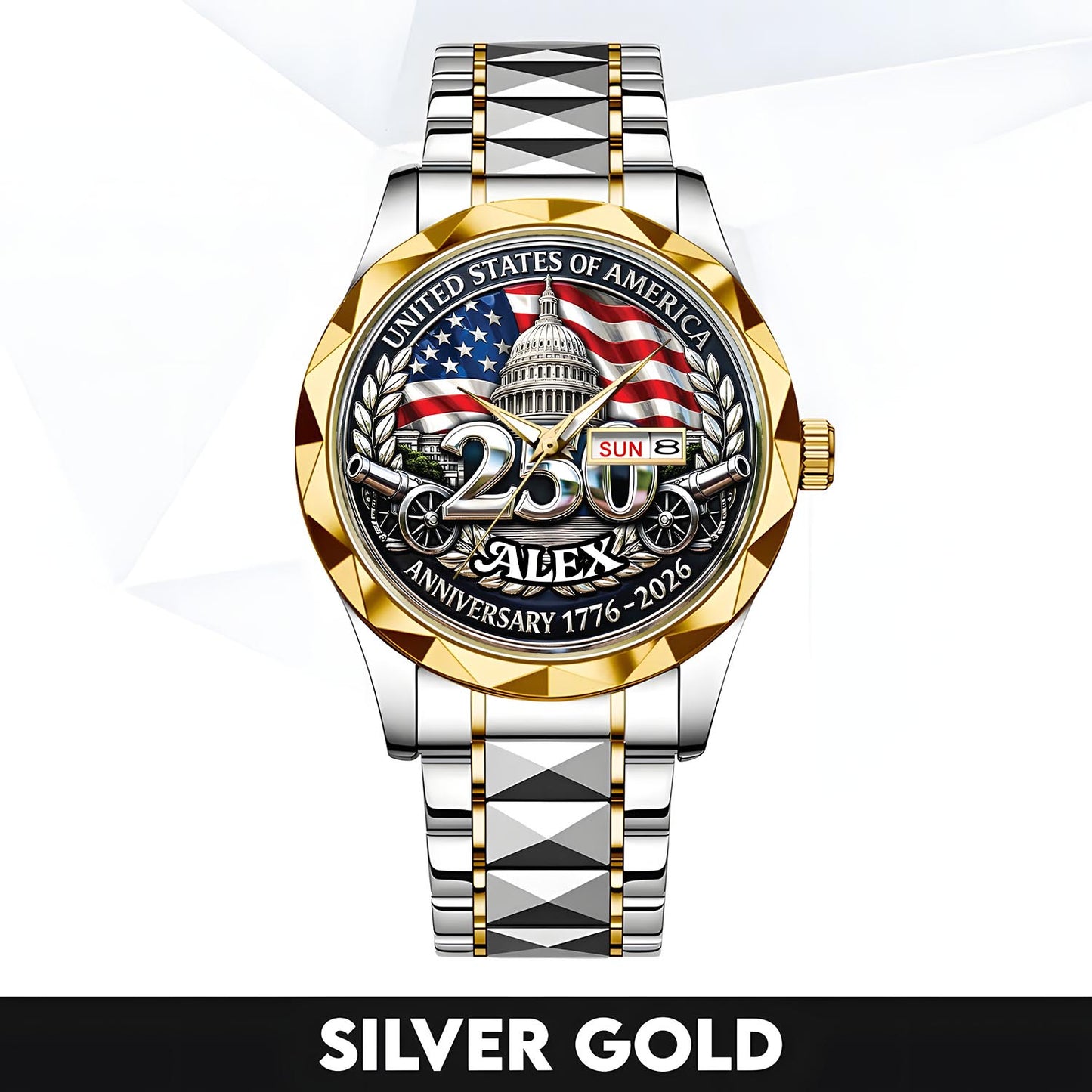 ALEX - TC01WT005 - Customized USA 250th Anniversary Capitol Watch