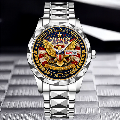 GONZALEZ - TC01WT009 - Customized 250th Anniversary USA Watch