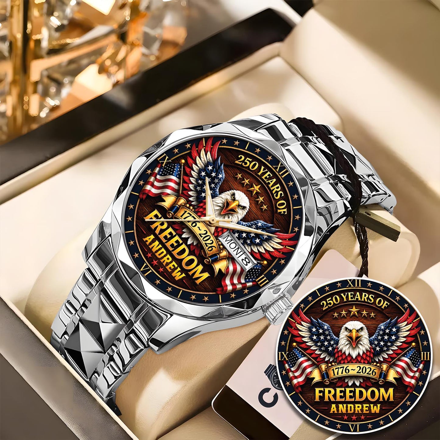 ANDREW - TC01WT003 - United State 250th Anniversary Customized Watch
