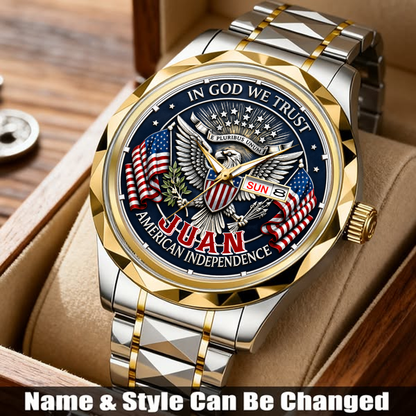 JUAN - TC01WT007 - Customized USA 250th Anniversary Capitol Watch