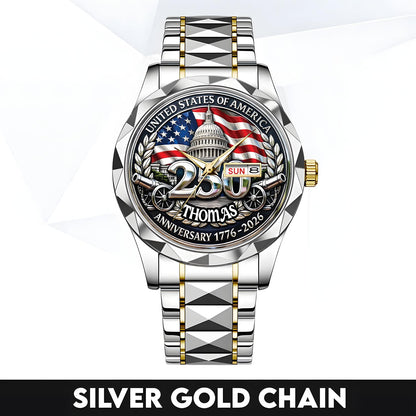 THOMAS - TC01WT005 - Customized USA 250th Anniversary Capitol Watch