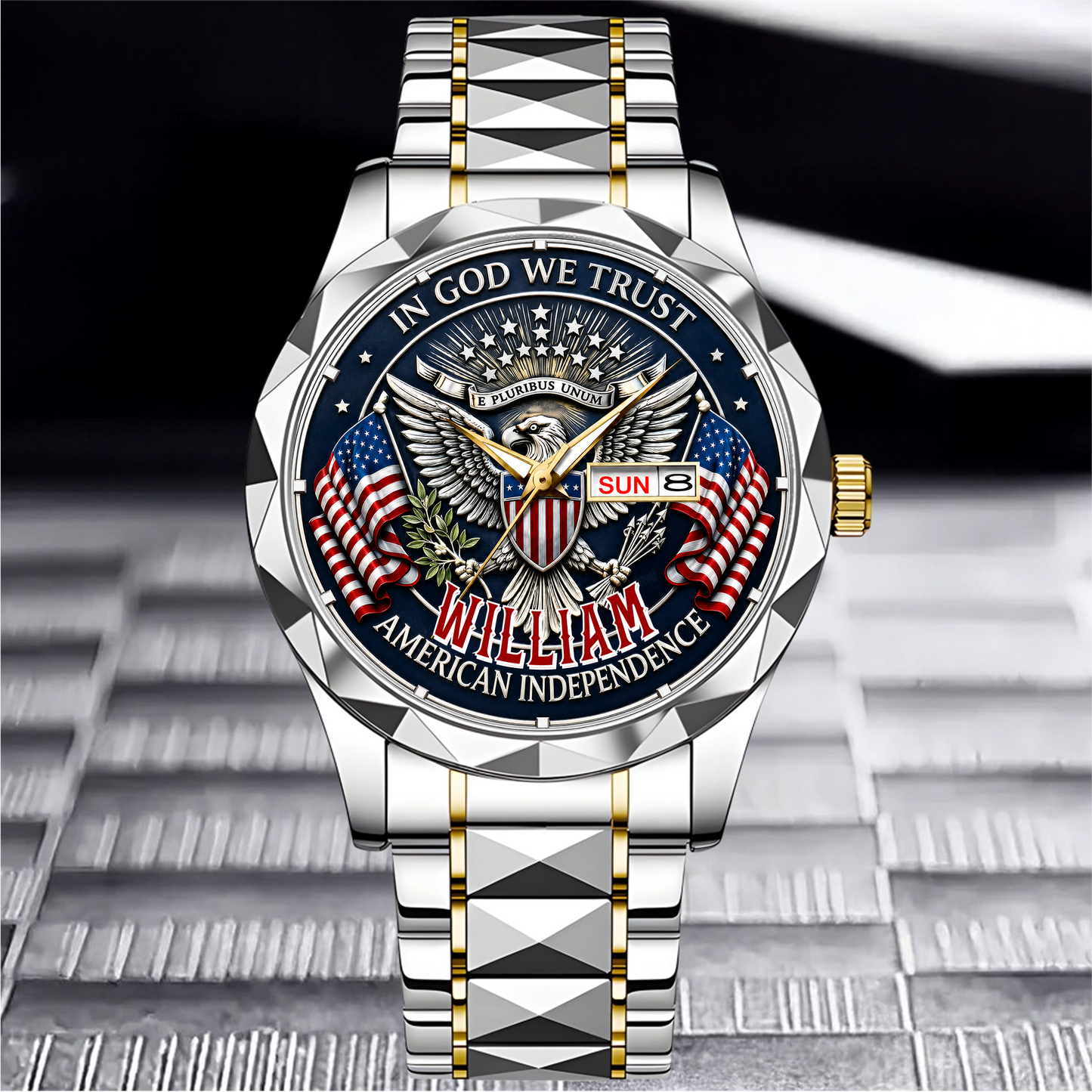 WILLIAM - TC01WT007 - Customized USA 250th Anniversary Capitol Watch