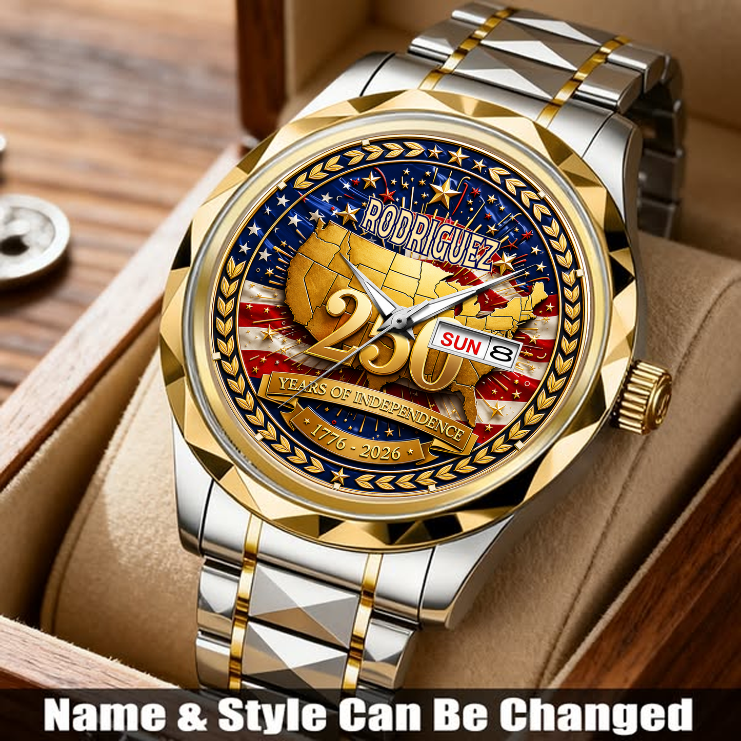 RODRIGUEZ - TC01WT010 - Customized 250th Anniversary USA Watch