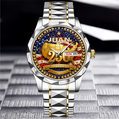 JUAN - TC01WT010 - Customized 250th Anniversary USA Watch