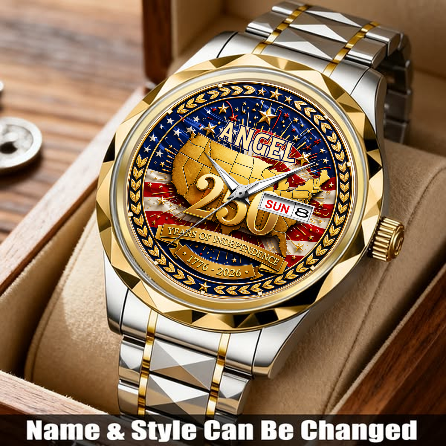 ANGEL - TC01WT010 - Customized 250th Anniversary USA Watch