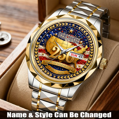 CHRISTOPHER - TC01WT010 - Customized 250th Anniversary USA Watch