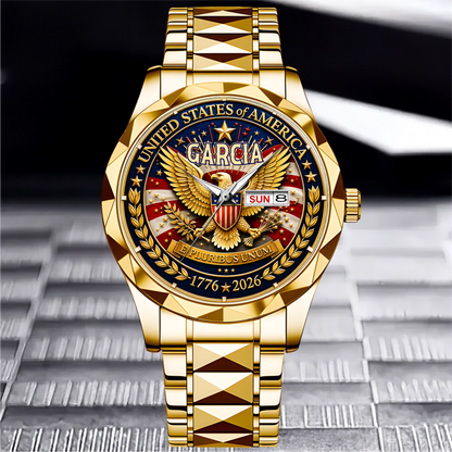 GARCIA - TC01WT009 - Customized 250th Anniversary USA Watch