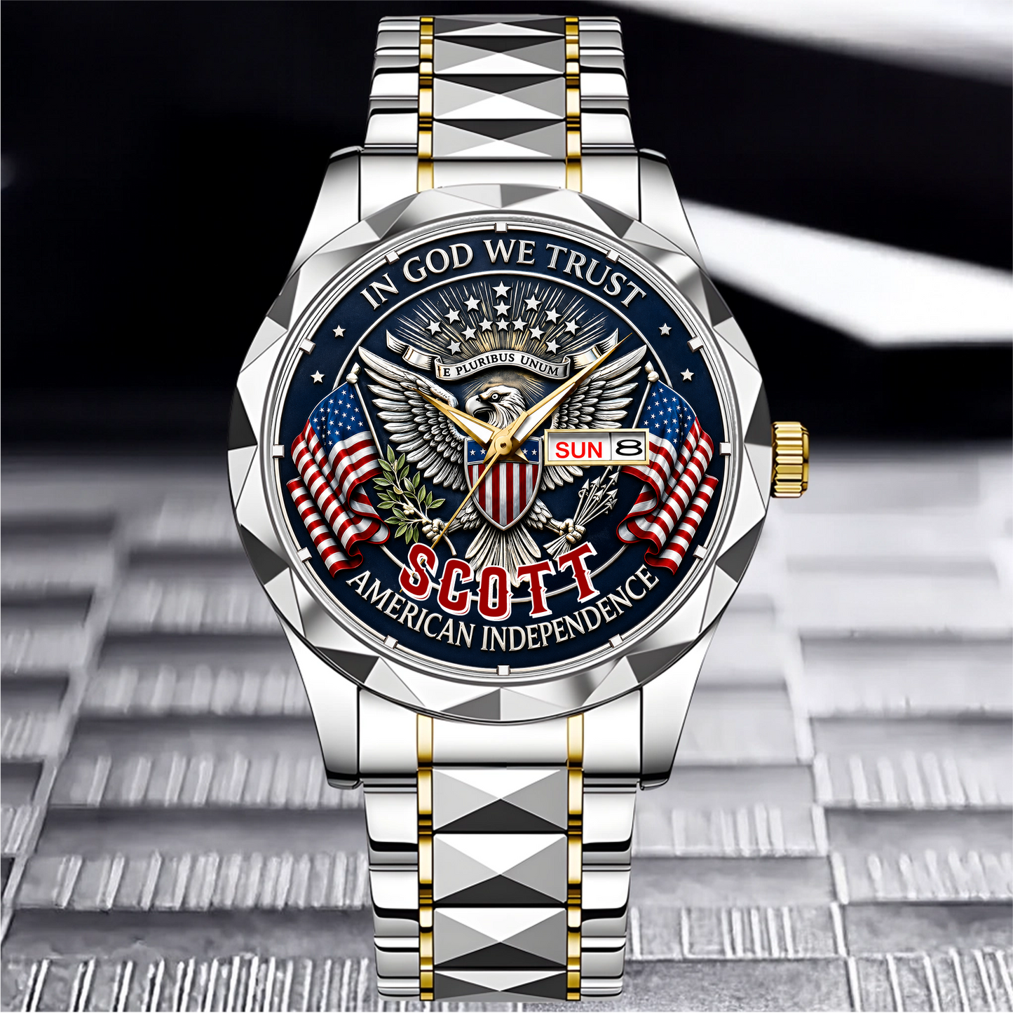 SCOTT - TC01WT007 - Customized USA 250th Anniversary Capitol Watch
