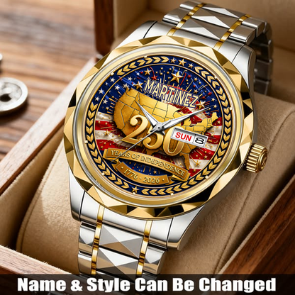 MARTINEZ - TC01WT010 - Customized 250th Anniversary USA Watch