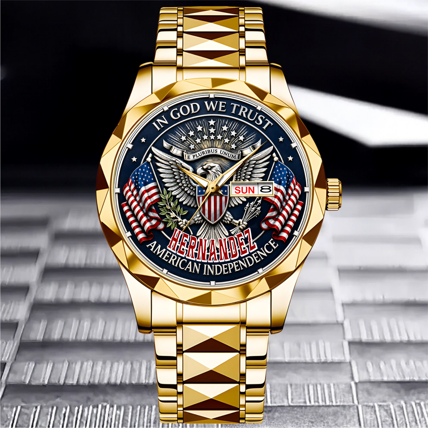 HERNANDEZ - TC01WT007 - Customized USA 250th Anniversary Capitol Watch