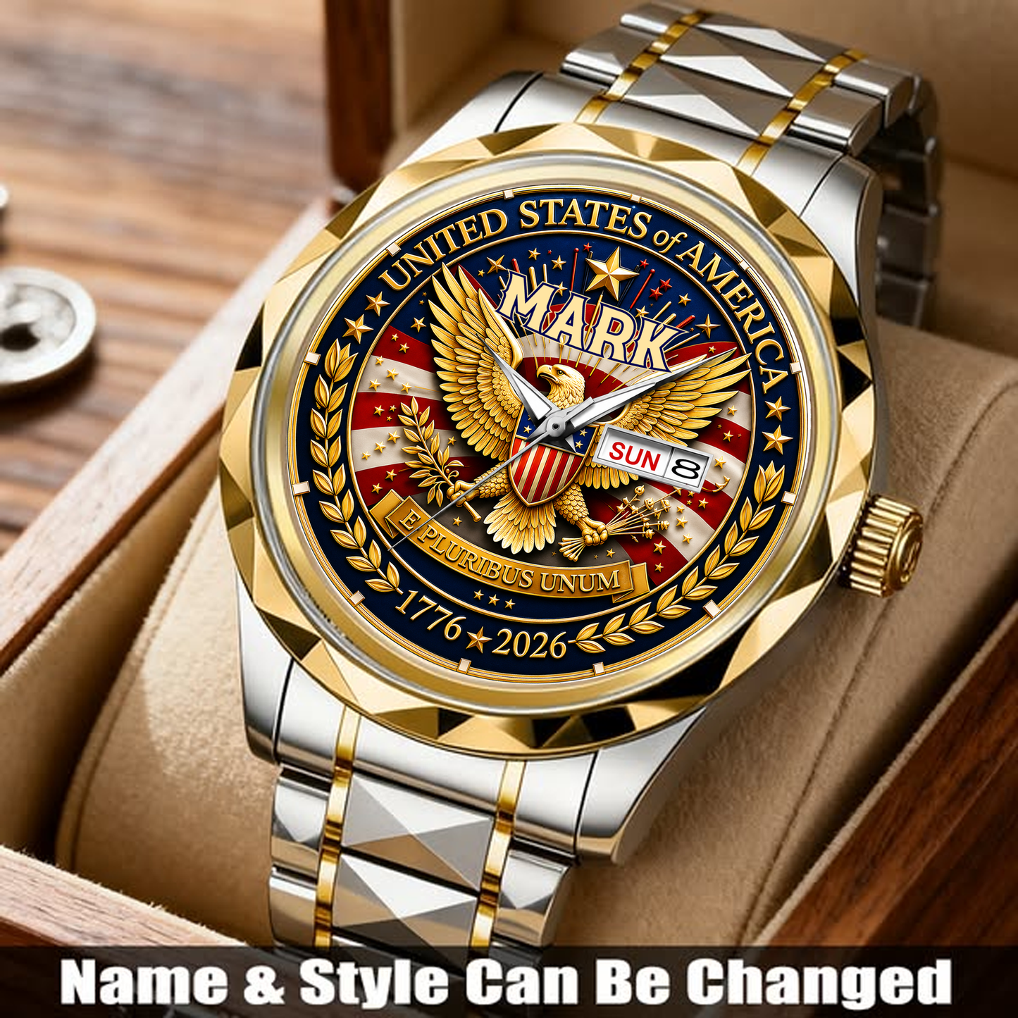 MARK - TC01WT009 - Customized 250th Anniversary USA Watch