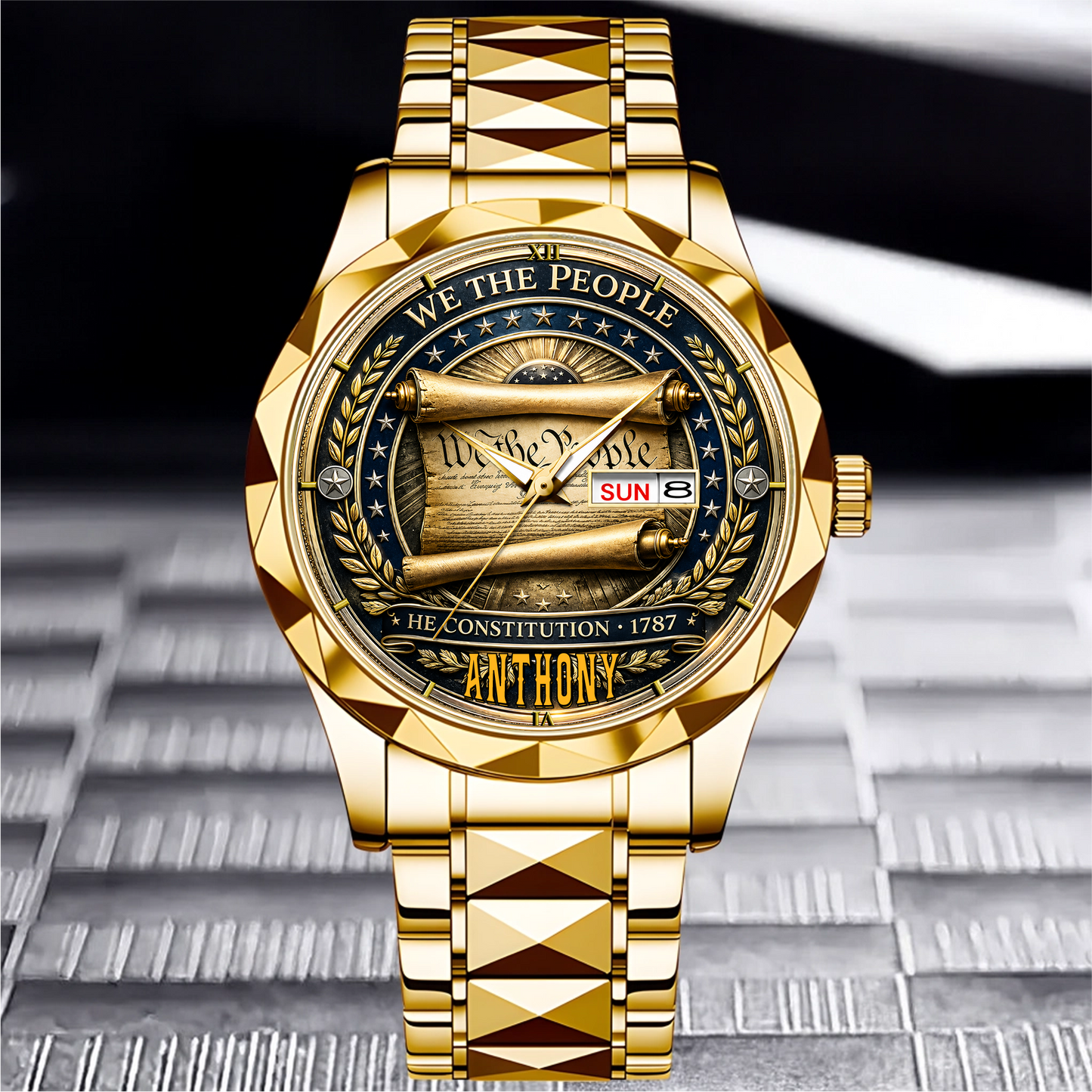 ANTHONY - TC01WT008 - Constitution & Liberty Customized America 250th Anniversary Watch