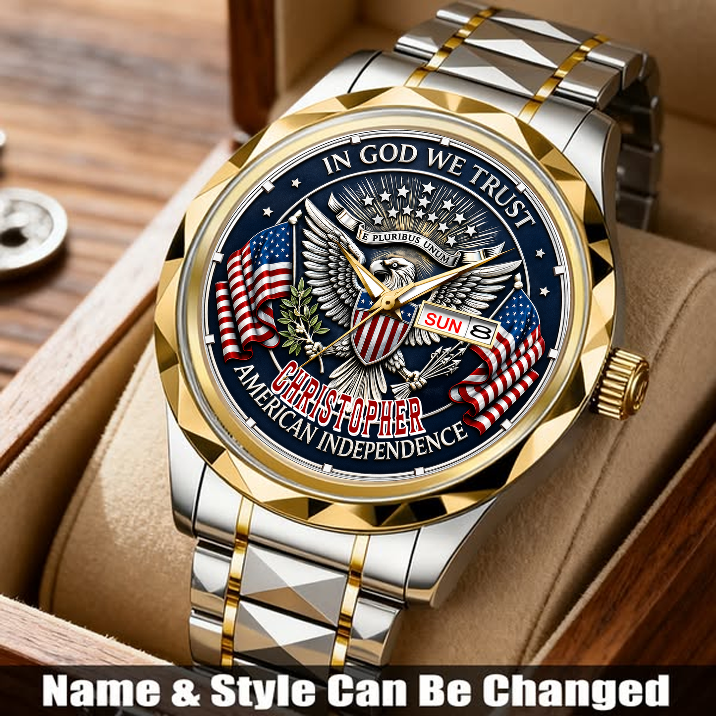 CHRISTOPHER - TC01WT007 - Customized USA 250th Anniversary Capitol Watch