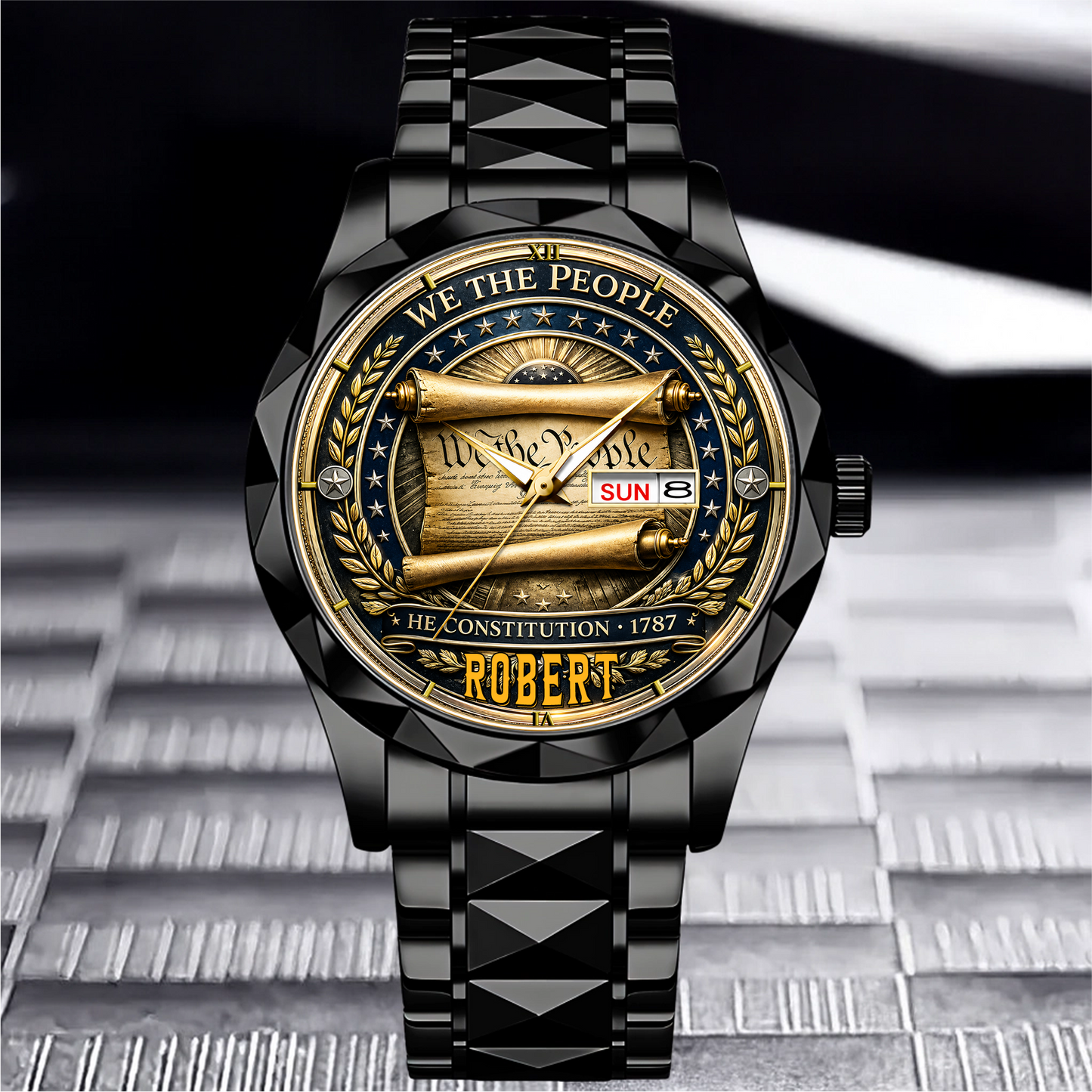 ROBERT - TC01WT008 - Constitution & Liberty Customized America 250th Anniversary Watch