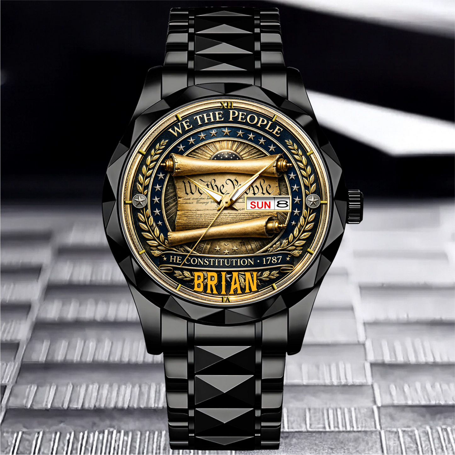BRIAN - TC01WT008 - Constitution & Liberty Customized America 250th Anniversary Watch