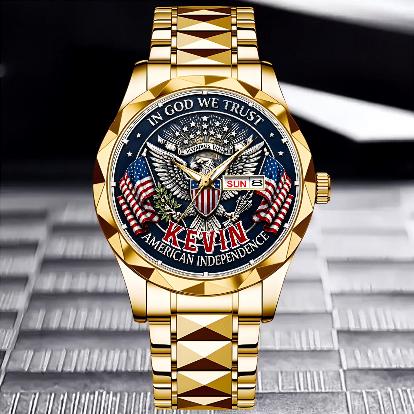 KEVIN - TC01WT007 - Customized USA 250th Anniversary Capitol Watch