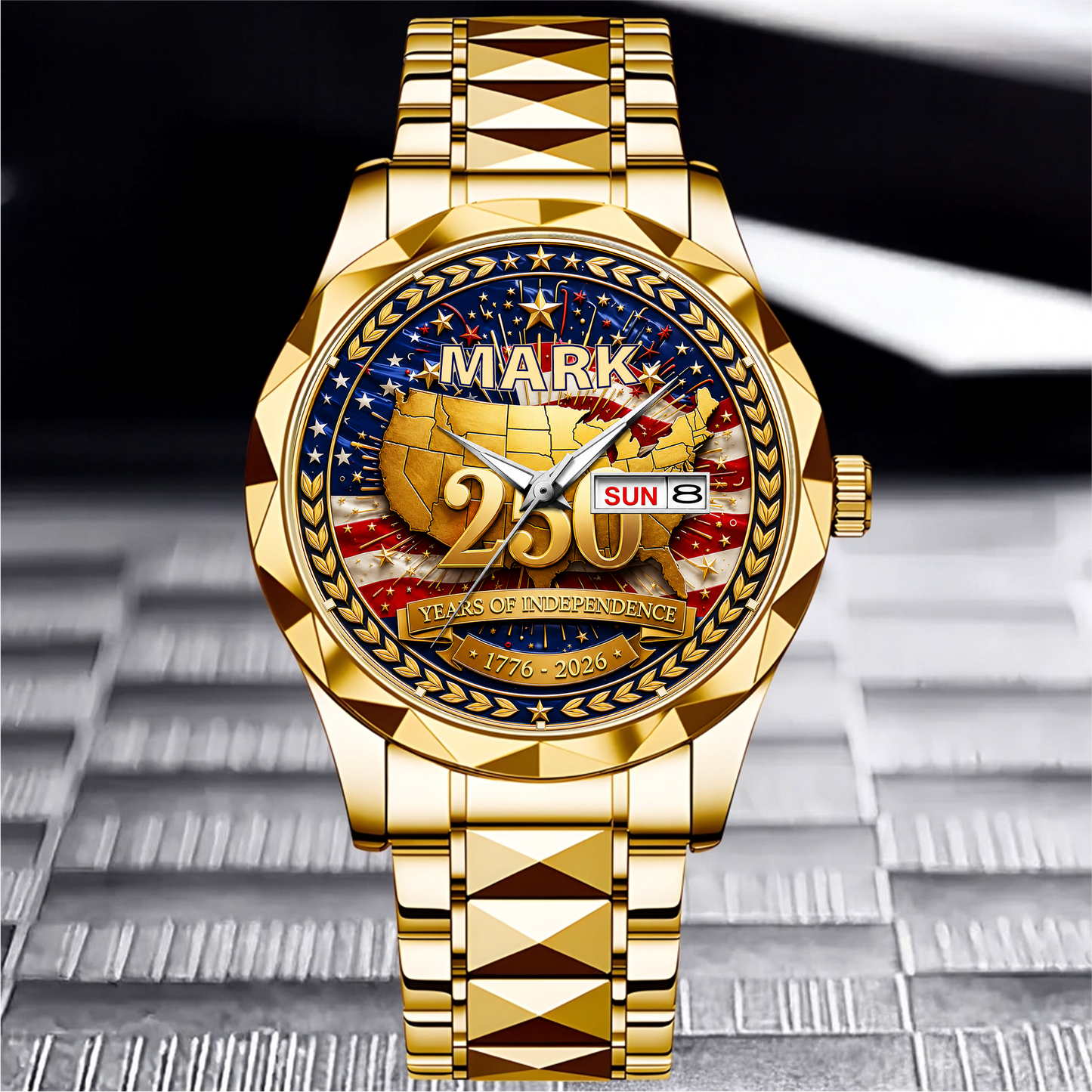 MARK - TC01WT010 - Customized 250th Anniversary USA Watch