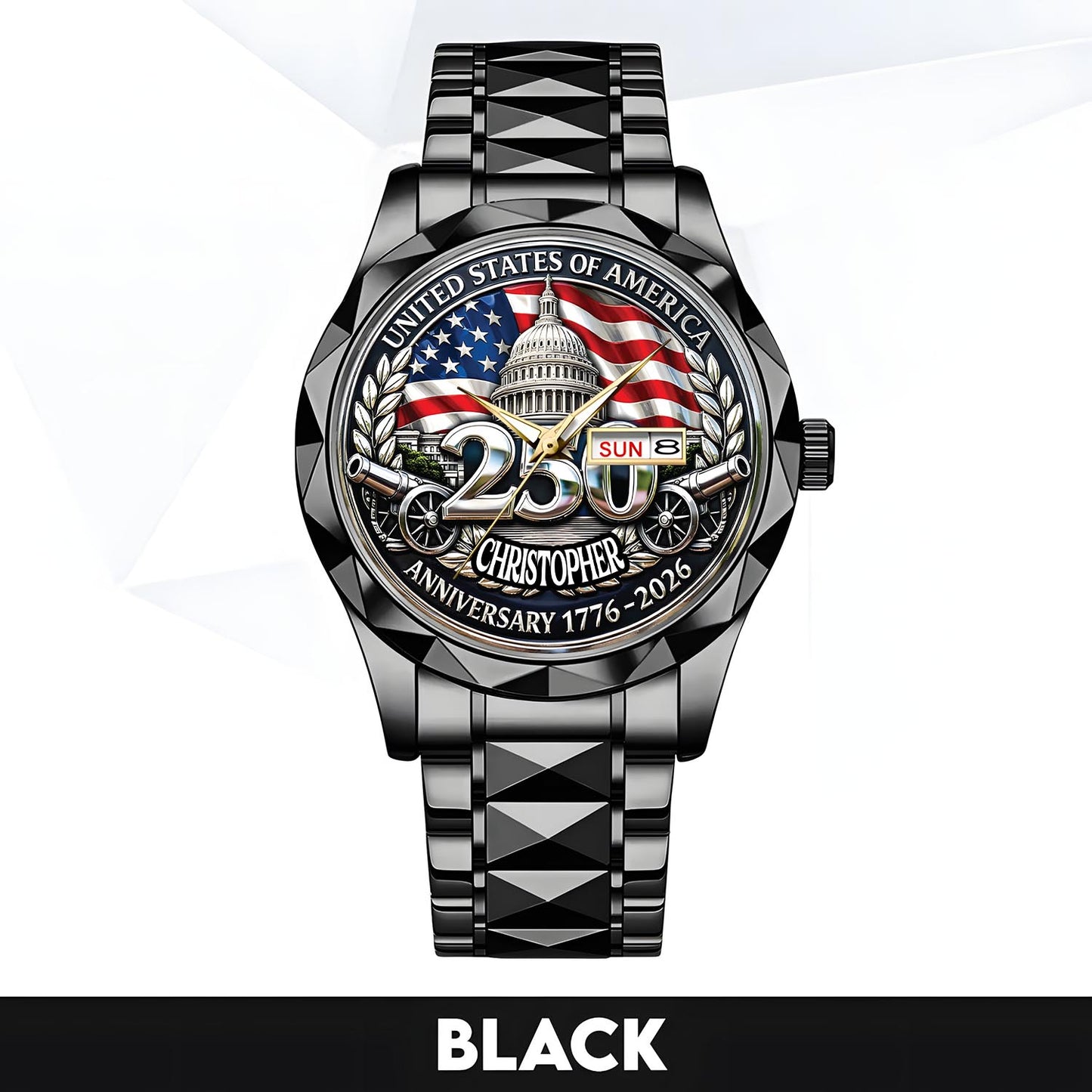 CHRISTOPHER - TC01WT005 - Customized USA 250th Anniversary Capitol Watch