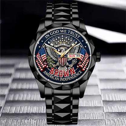 BROWN - TC01WT007 - Customized USA 250th Anniversary Capitol Watch