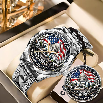 MICHAEL - TC01WT005 - Customized USA 250th Anniversary Capitol Watch