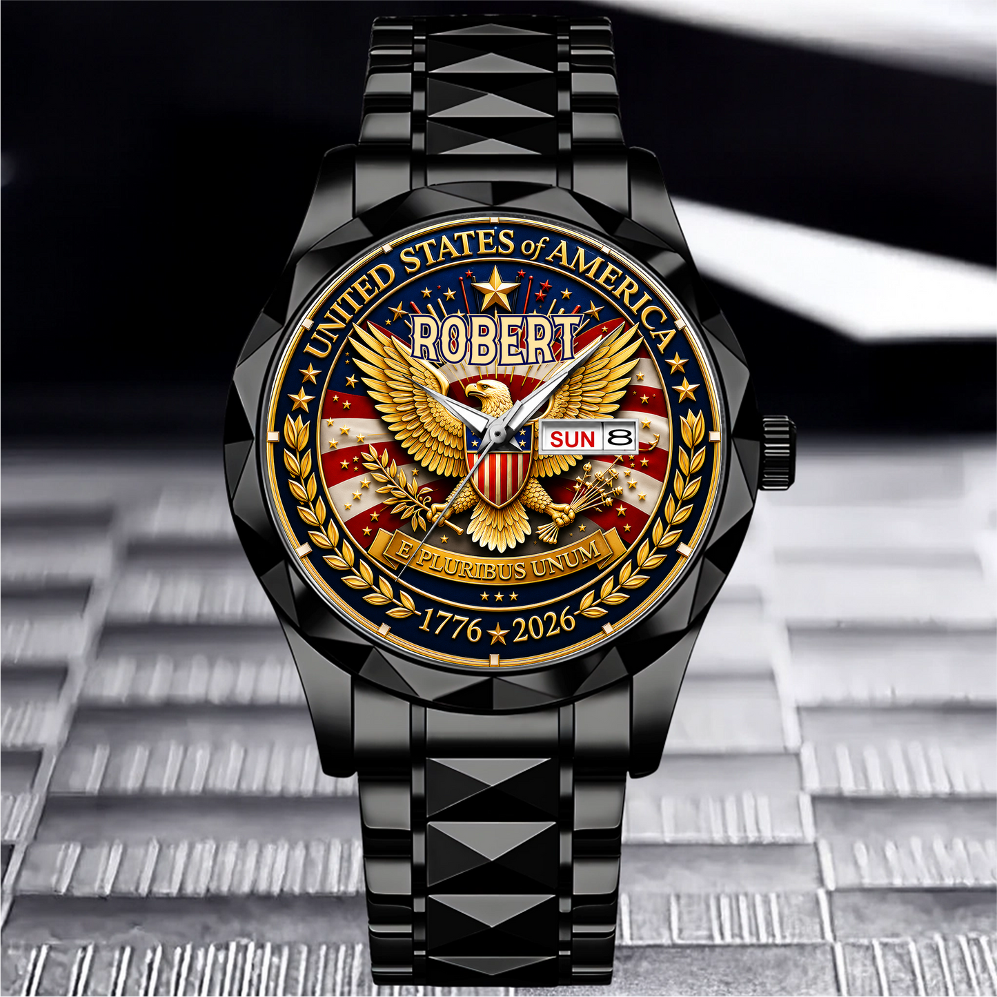 ROBERT - TC01WT009 - Customized 250th Anniversary USA Watch