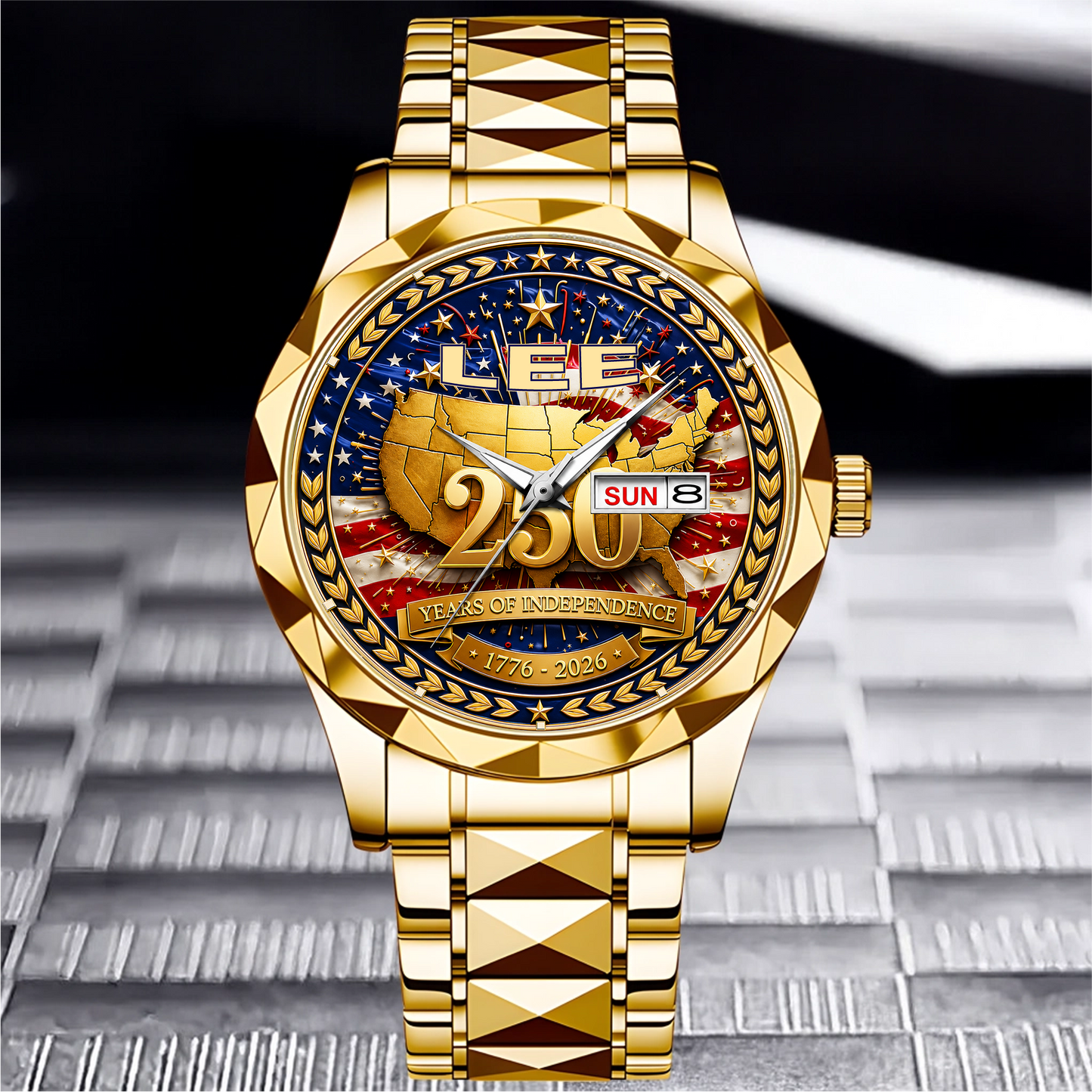LEE - TC01WT010 - Customized 250th Anniversary USA Watch