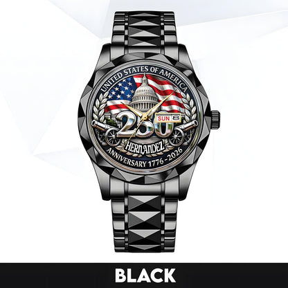 HERNANDEZ - TC01WT005 - Customized USA 250th Anniversary Capitol Watch