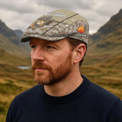 Custom U.S. Marine Corps Jeff Cap – Digital Camo Badge