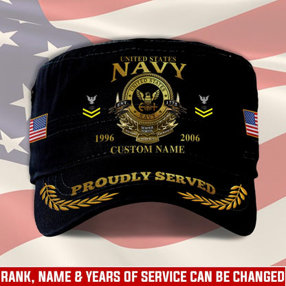 US Navy – Military Cap - Noble Service Emblem
