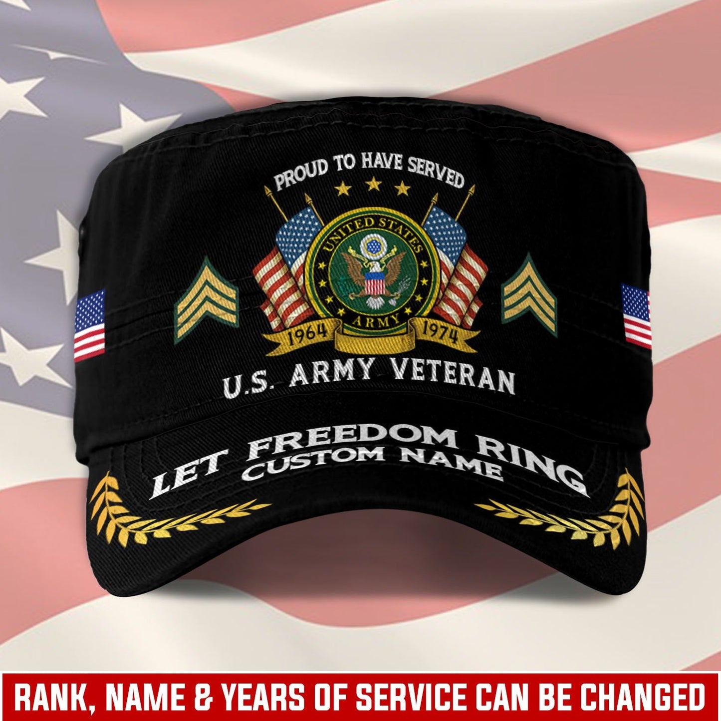 US Army – Military Cap – Elite Service Emblem