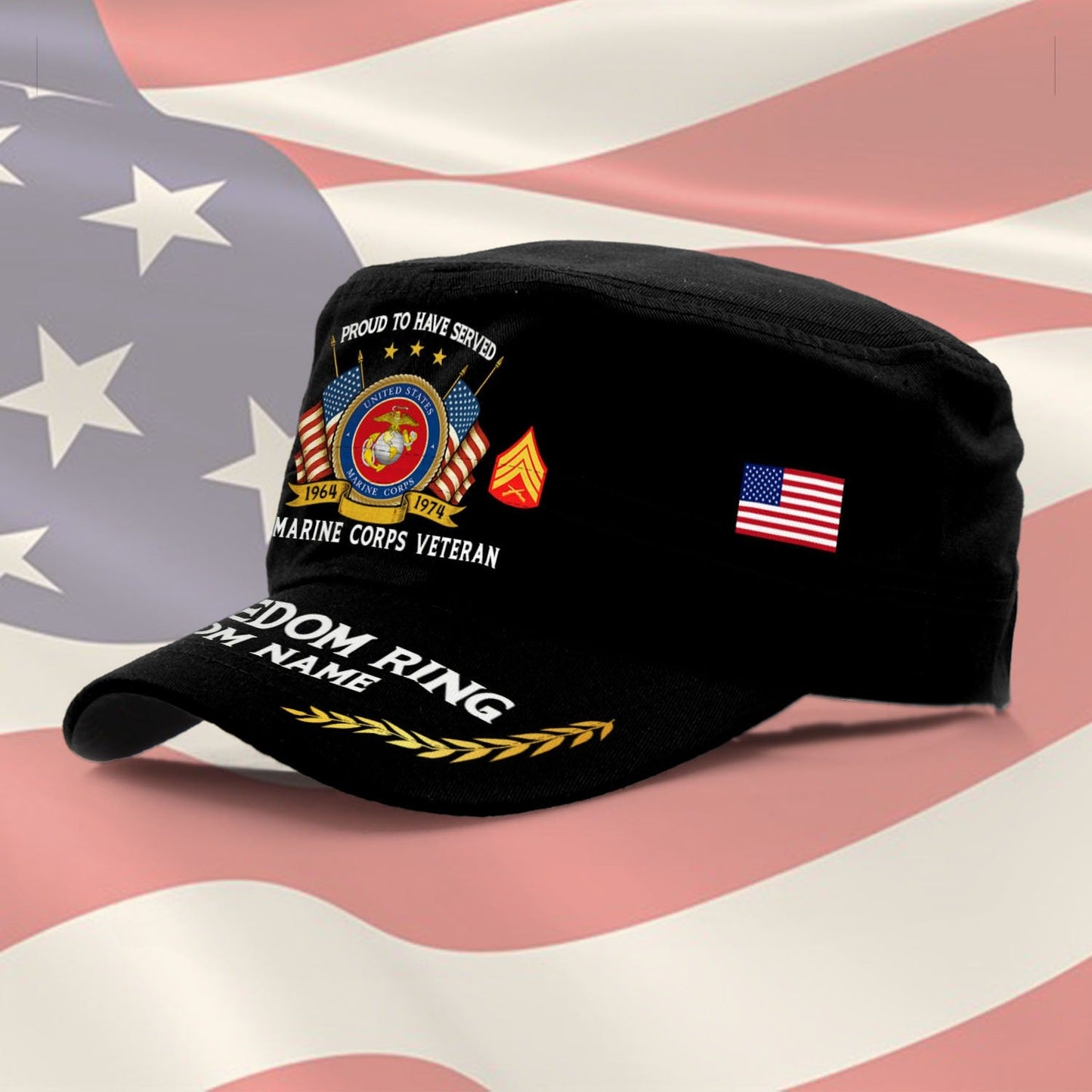 US Marine Corps – Military Cap -  Elite Service Emblem