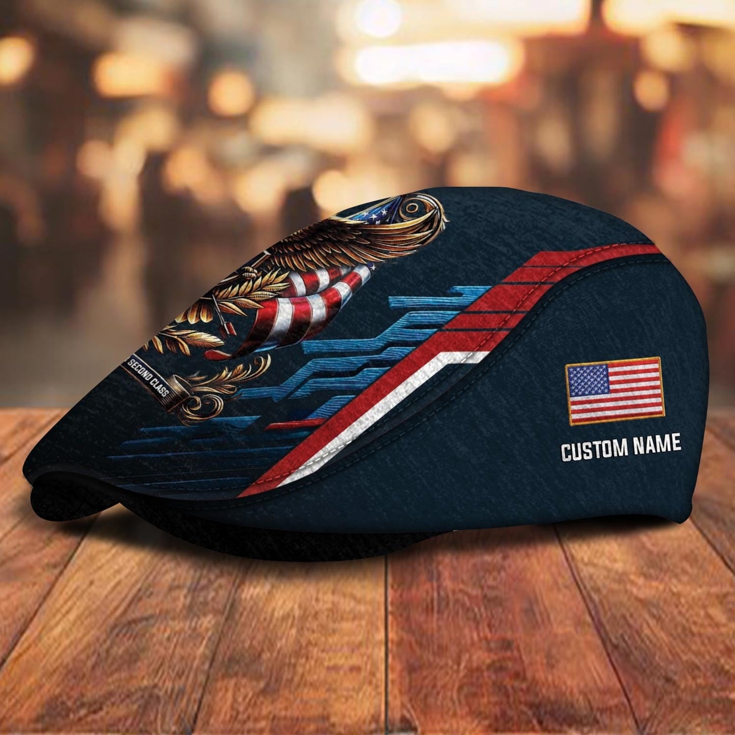 Custom U.S. Coast Guard Jeff Cap –  Liberty Shield Emblem