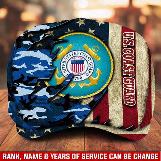 Custom U.S. Coast Guard Jeff Cap – Served With Pride