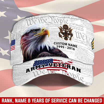 US Army – Military Cap –  American By Birth, Veteran By Choice