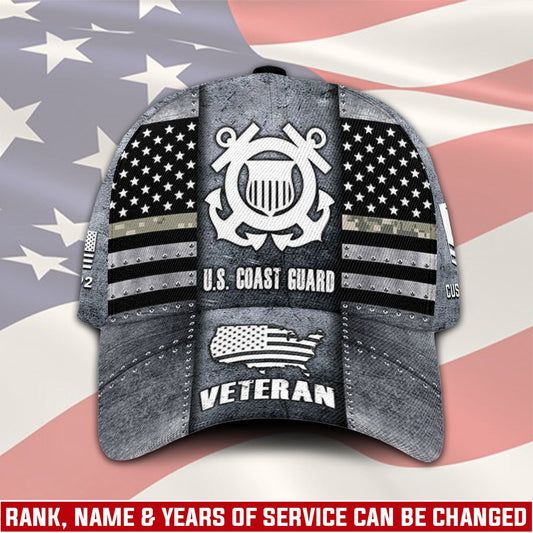 US Coast Guard – Classic Cap – Riveted Metal