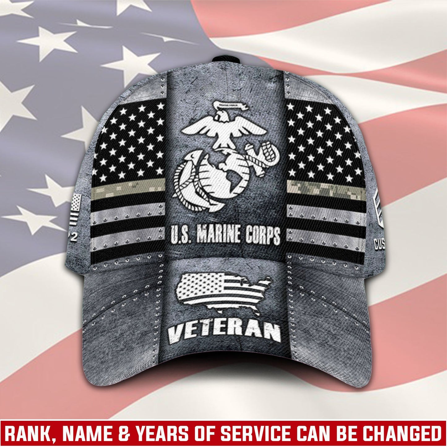 US Marine Corps – Classic Cap – Riveted Metal
