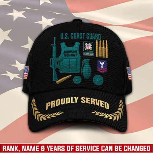 US Coast Guard – Classic Cap –  Military Heritage Badge