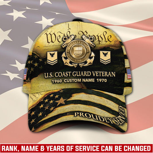 US Coast Guard – Classic Cap – We The People - Gold